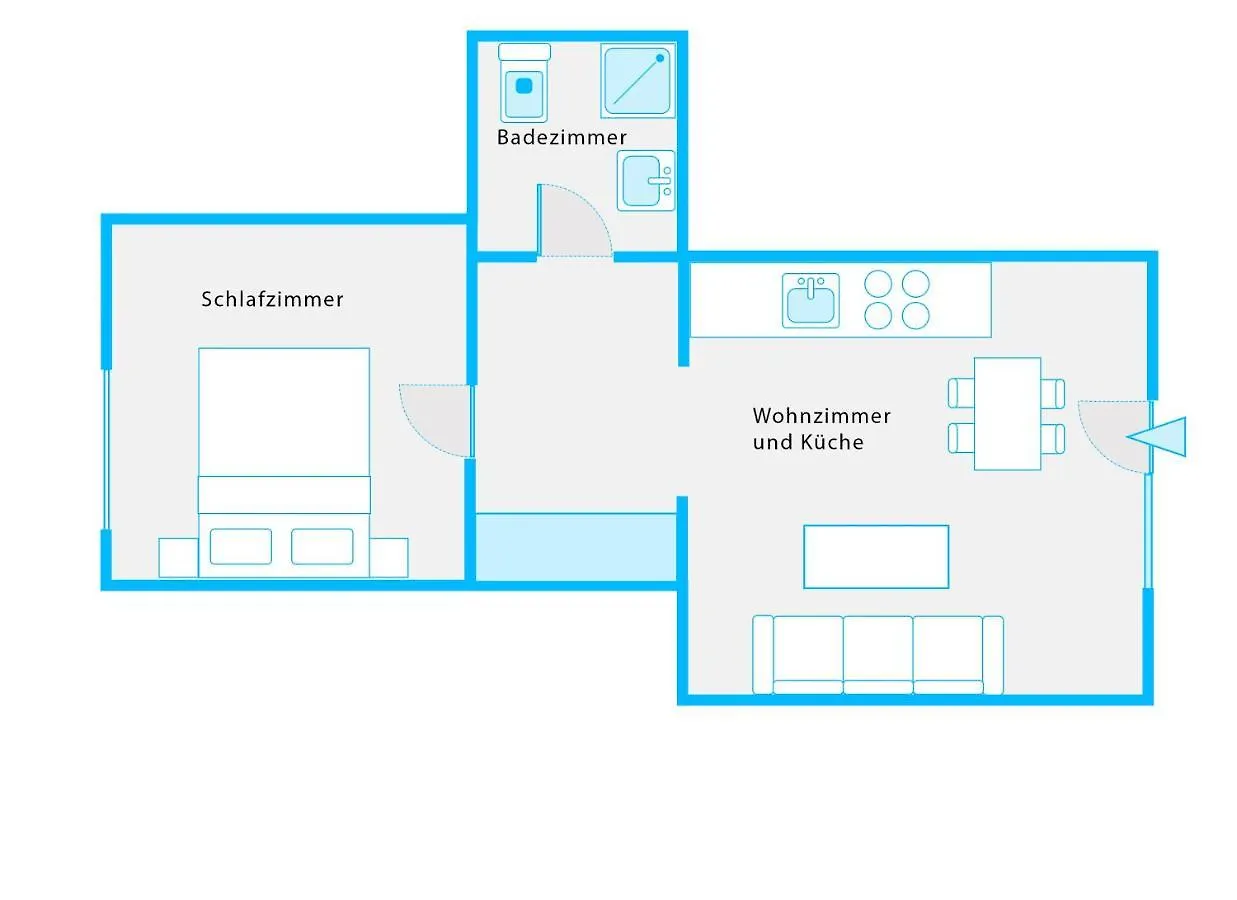 The Lohmeyerstr Vh Rechts, Lovely 2 Bedroom Up To 4 Berlin 0*,